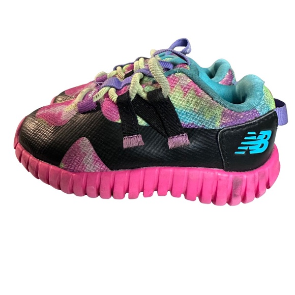 New Balance Kids' Pink and Purple Sneakers - Picture 2 of 10